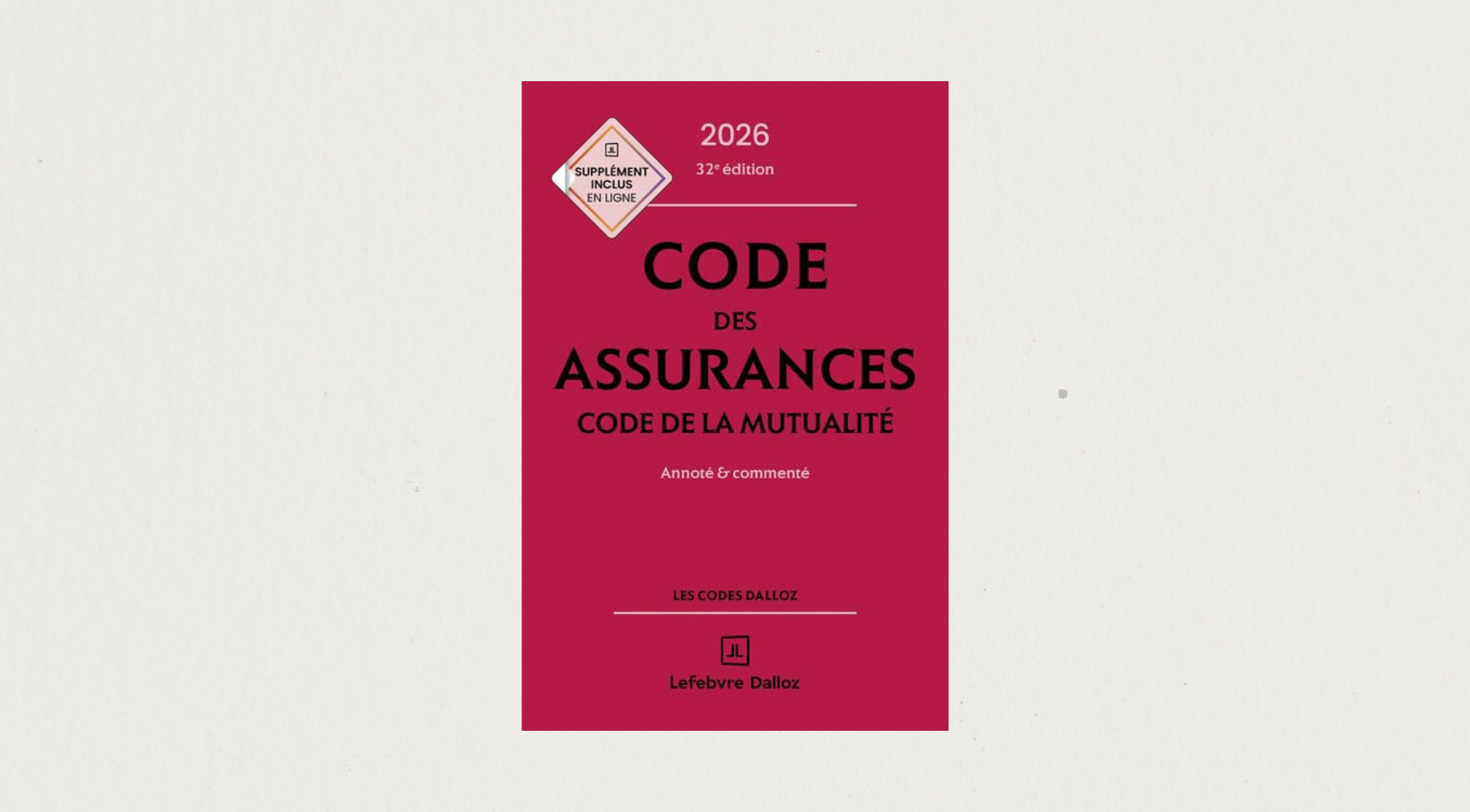 Illustration de l'article Code des assurances – Code de la mutualité 2026
